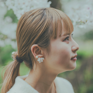 Someiyoshino Sakura Earring and Ear Cuff #S009