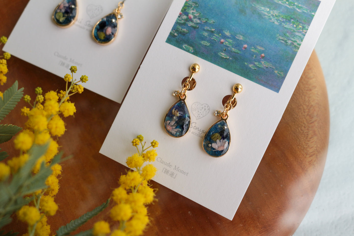 Claude Monet Water Lilies Inspired Dangling -No.2 睡蓮