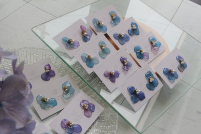 Hydrangea Wing No.145- Titanium Pierce(ピアス）
