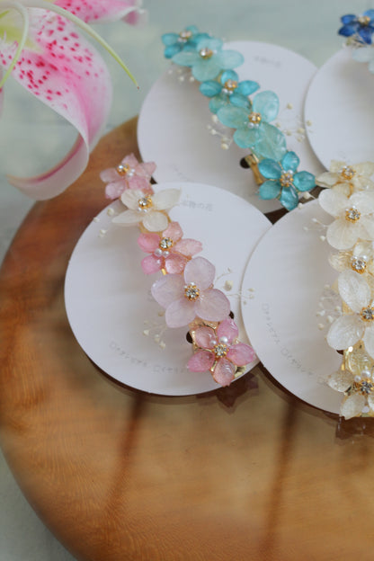 Hydrangea Hair Barrette No.35