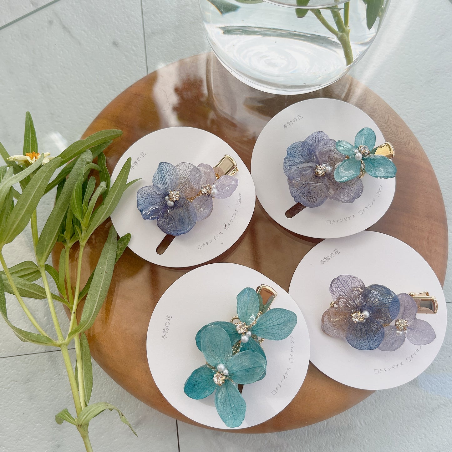 Hydrangea Hair Accessories - Time limited