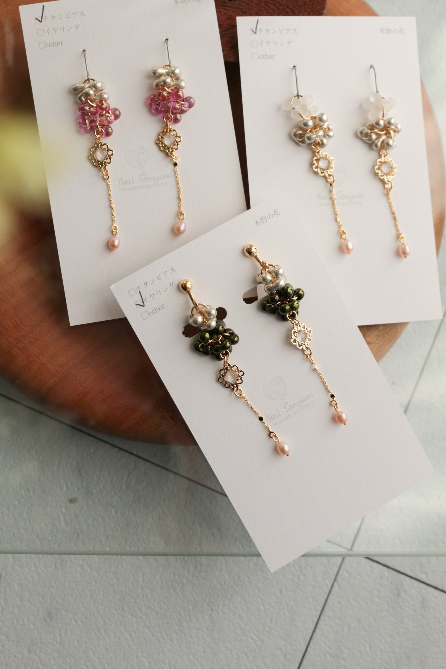 Flower Seventeen Earring No.1