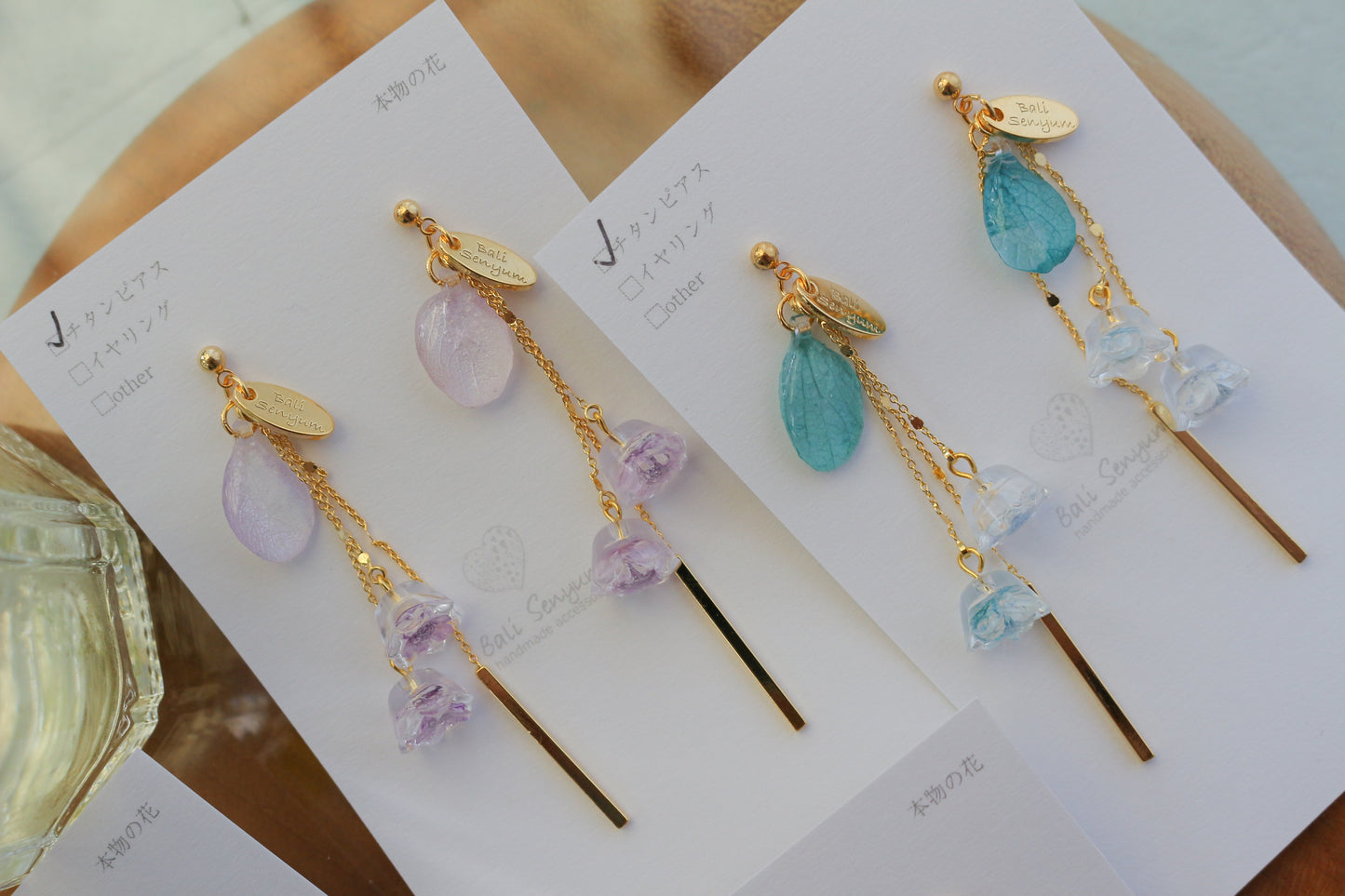 Floral Earring- 残暑の風　No.2
