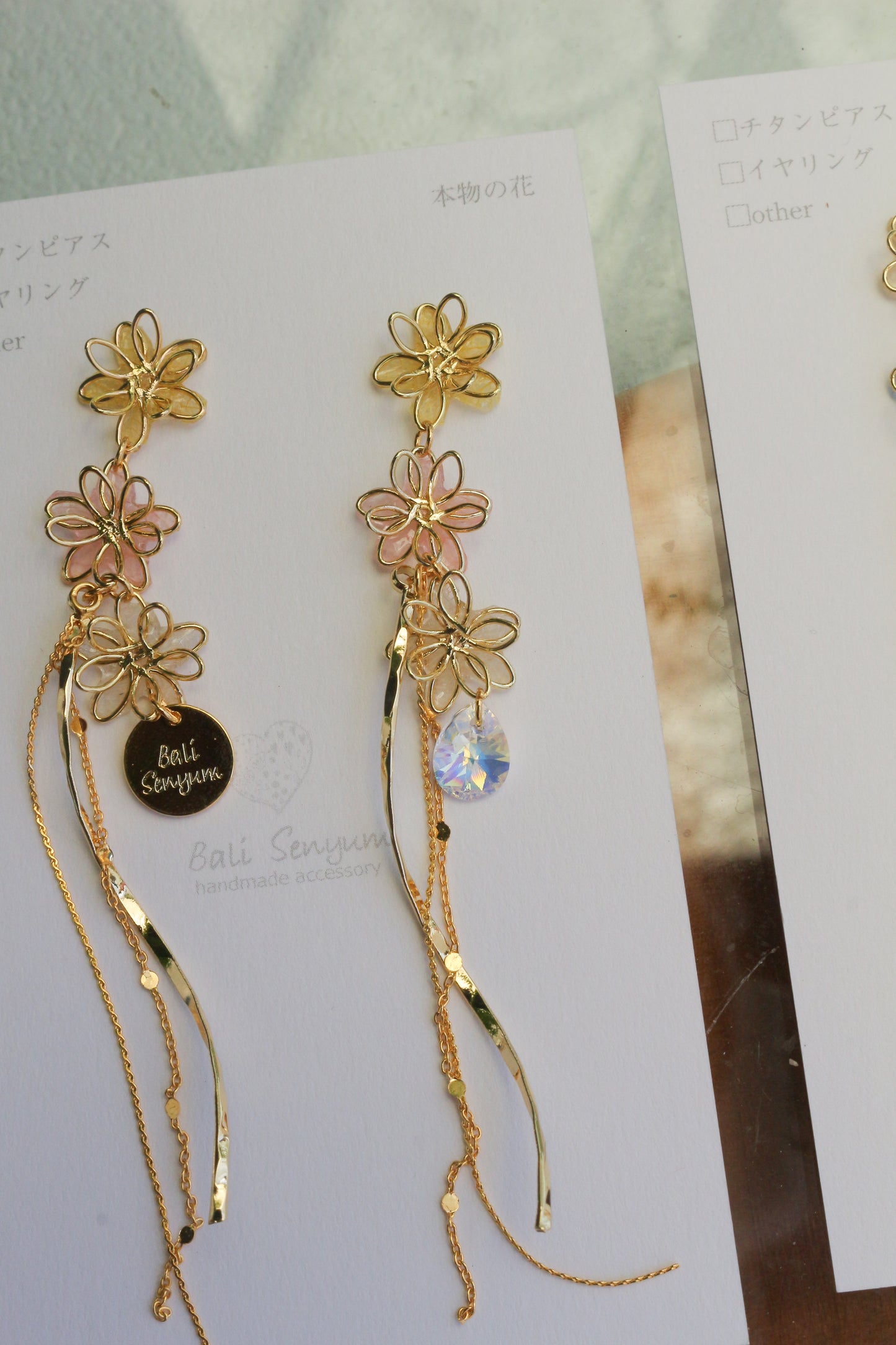 Oshikatsu Hydrangea Earrings No.3 ピアスorイヤリング