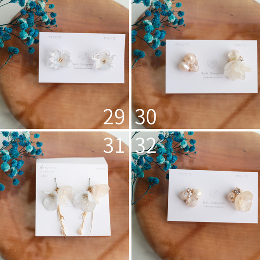 Limited Item Fes Earrings - チタンピアス Titanium Pierce  No.29〜32