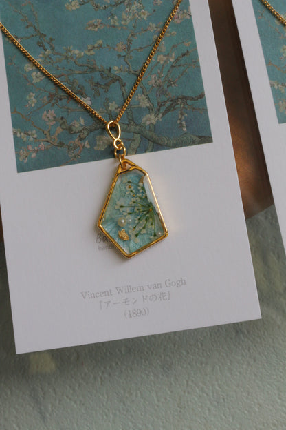 Gogh's Almond Tree in Blossom Inspired Necklace - アーモンドの花