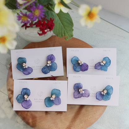 Hydrangea Wing No.136- Titanium Pierce(ピアス）