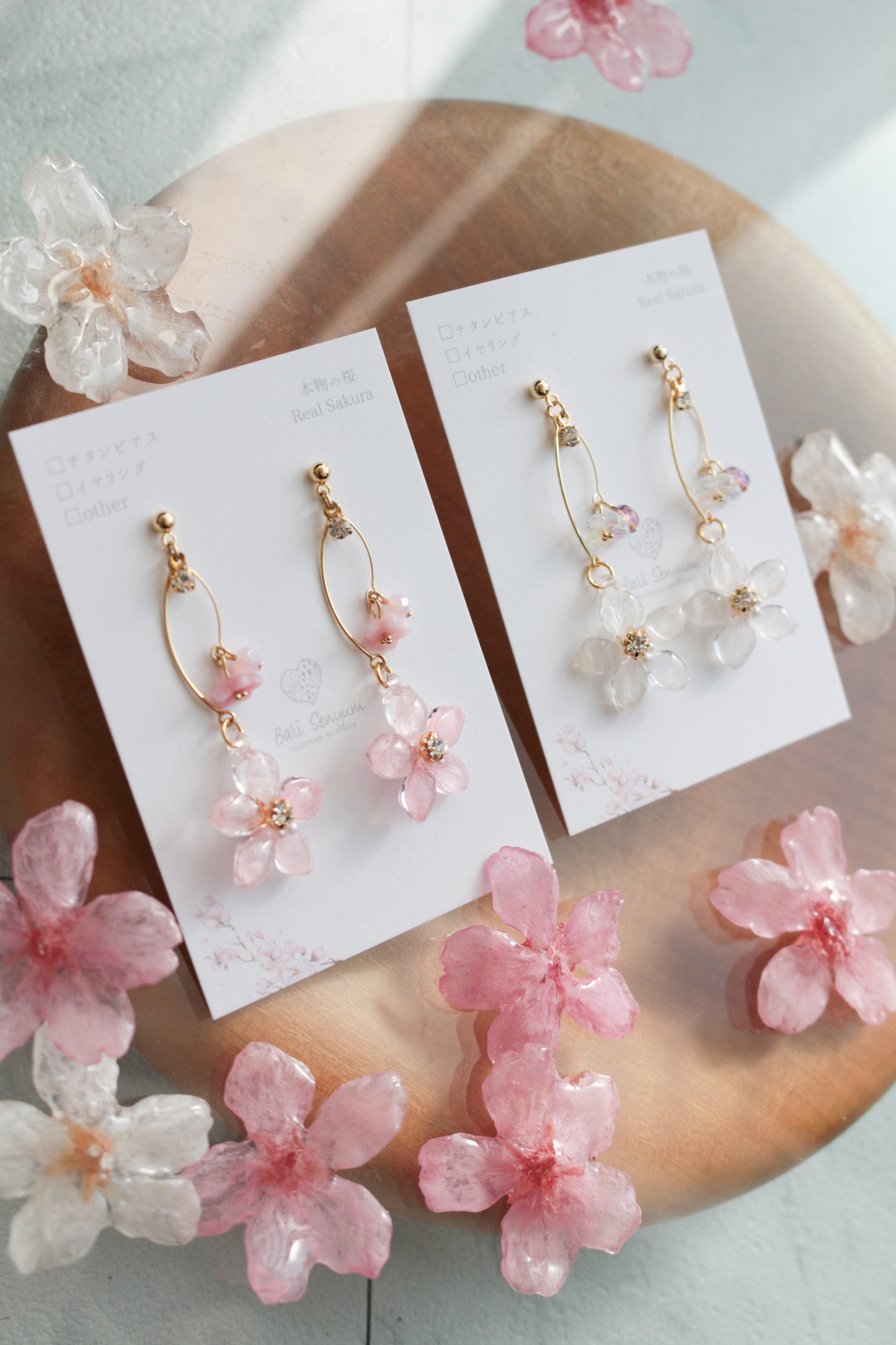 Someiyoshino Sakura Hanami Earrings