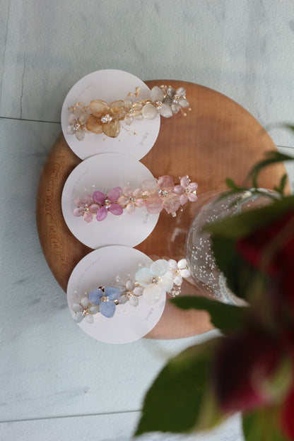 Hydrangea Hair Barrette No.44