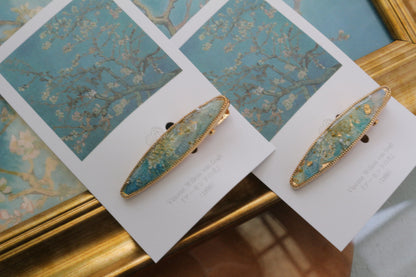 Gogh's Inspired Hair Clip No.2 - アーモンドの花