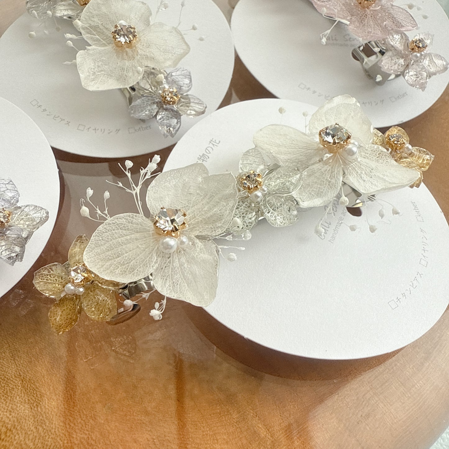 Hydrangea Hair Barrette No.13