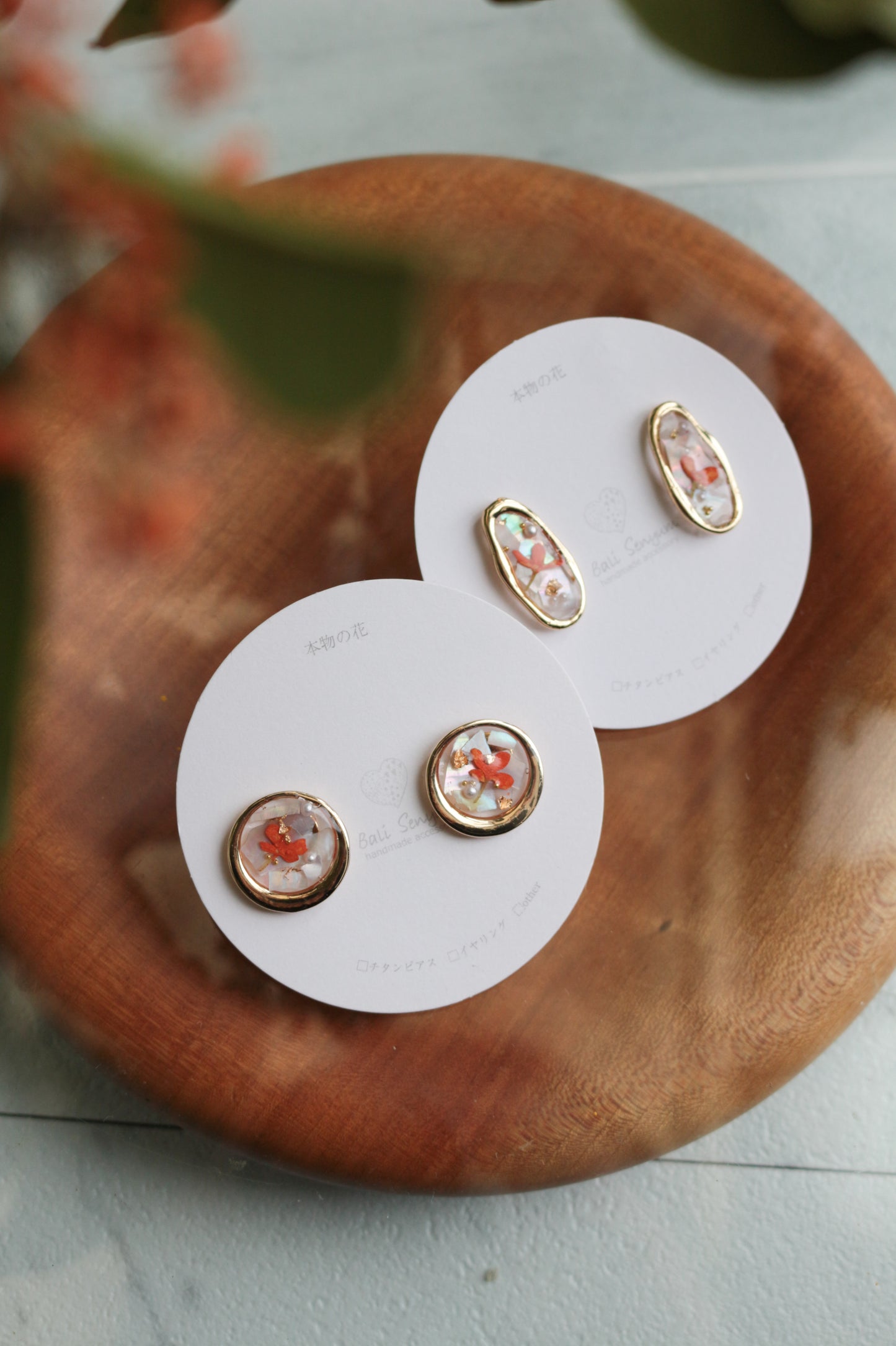 金木犀 Osmanthus Earring No.1