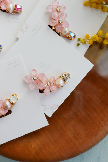 Someiyoshino Doule Sakura Ear-cuff Pink "Left"