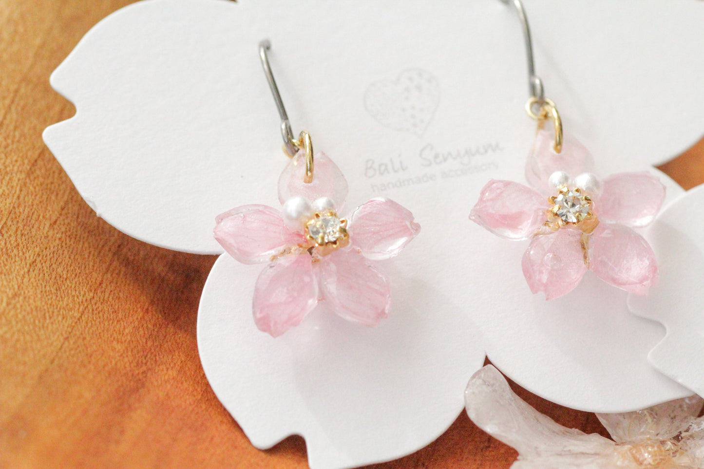 Dangling Someyoshino Sakura Earrings- Small #S020