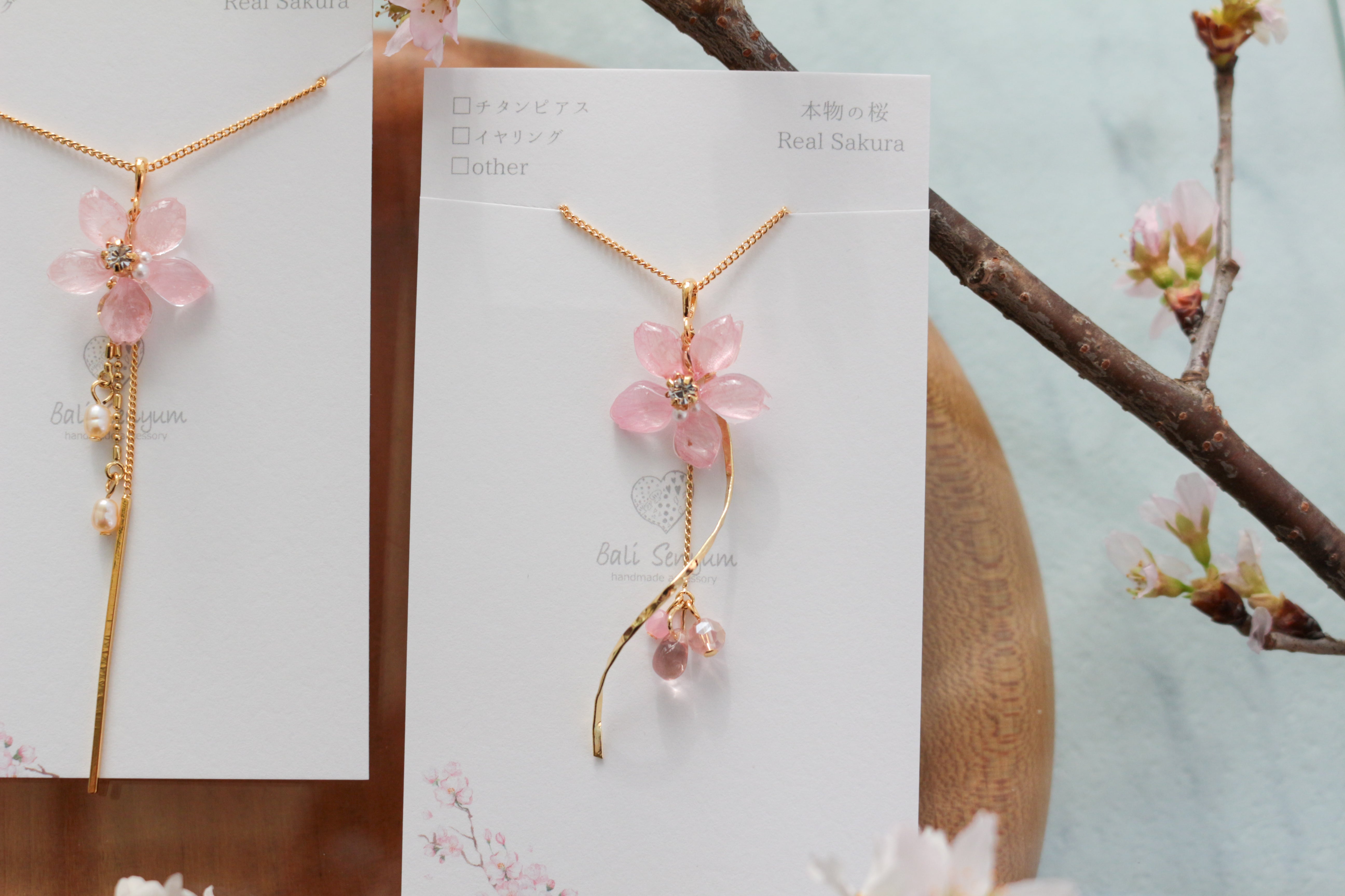 Someiyoshino Sakura Necklace 50cm or 60cm – Balisenyum