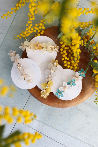 Hydrangea Hair Barrette No.45