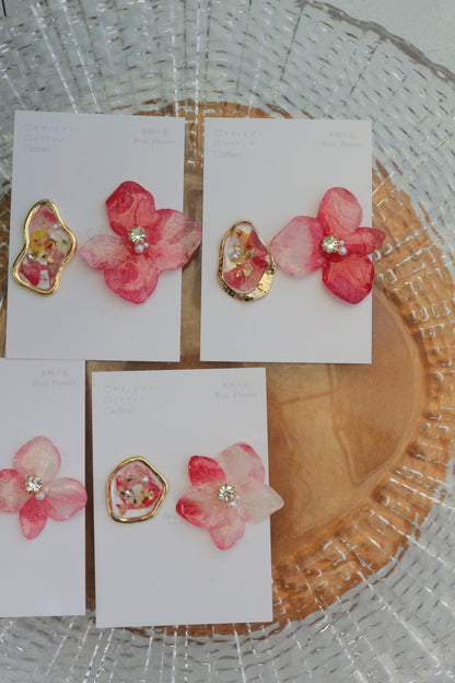 Hydrangea and Flower Medallion No.5 パーツ選べます。