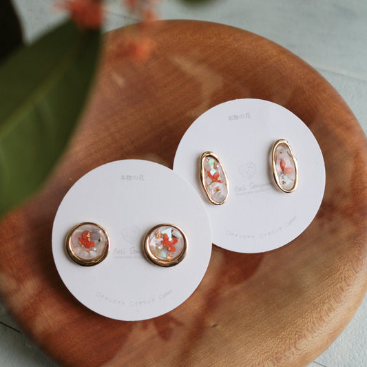 金木犀 Osmanthus Earring No.1