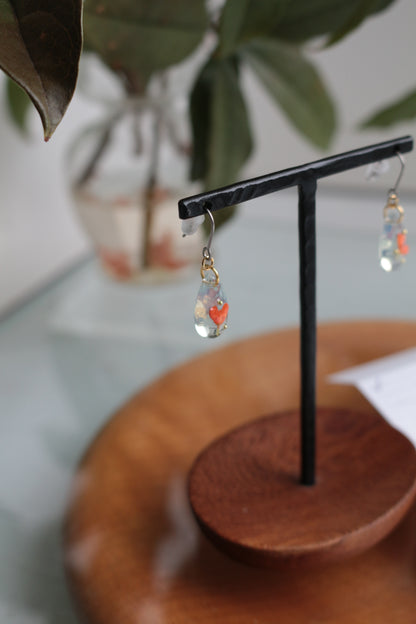 金木犀 Osmanthus Earring No.4 -ピアス　または　イヤリング