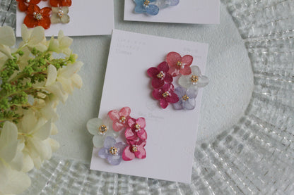 En Flower Earring 円と縁- ピアス or イヤリング　No.2