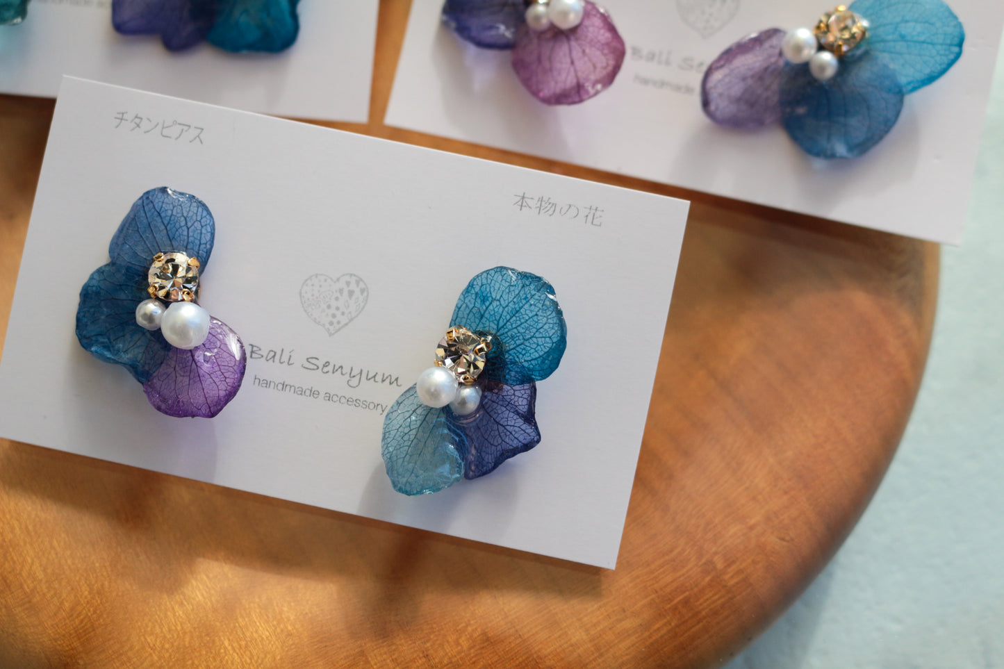 Hydrangea Wing No.141- Titanium Pierce(ピアス）