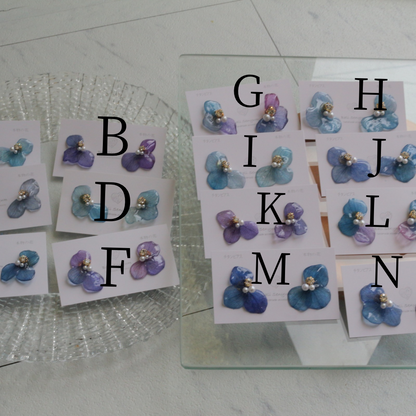 Hydrangea Wing No.145- Titanium Pierce(ピアス）
