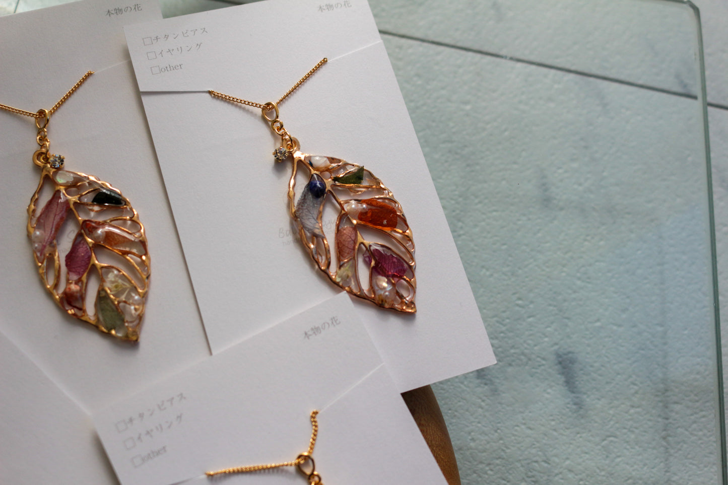 Leaf Necklace 60cm  No.15