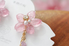 Someiyoshino Sakura Earrings with Colorful Chain #S019