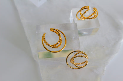 Crescent Moon Ear-cuff No.1 - Sakkoly