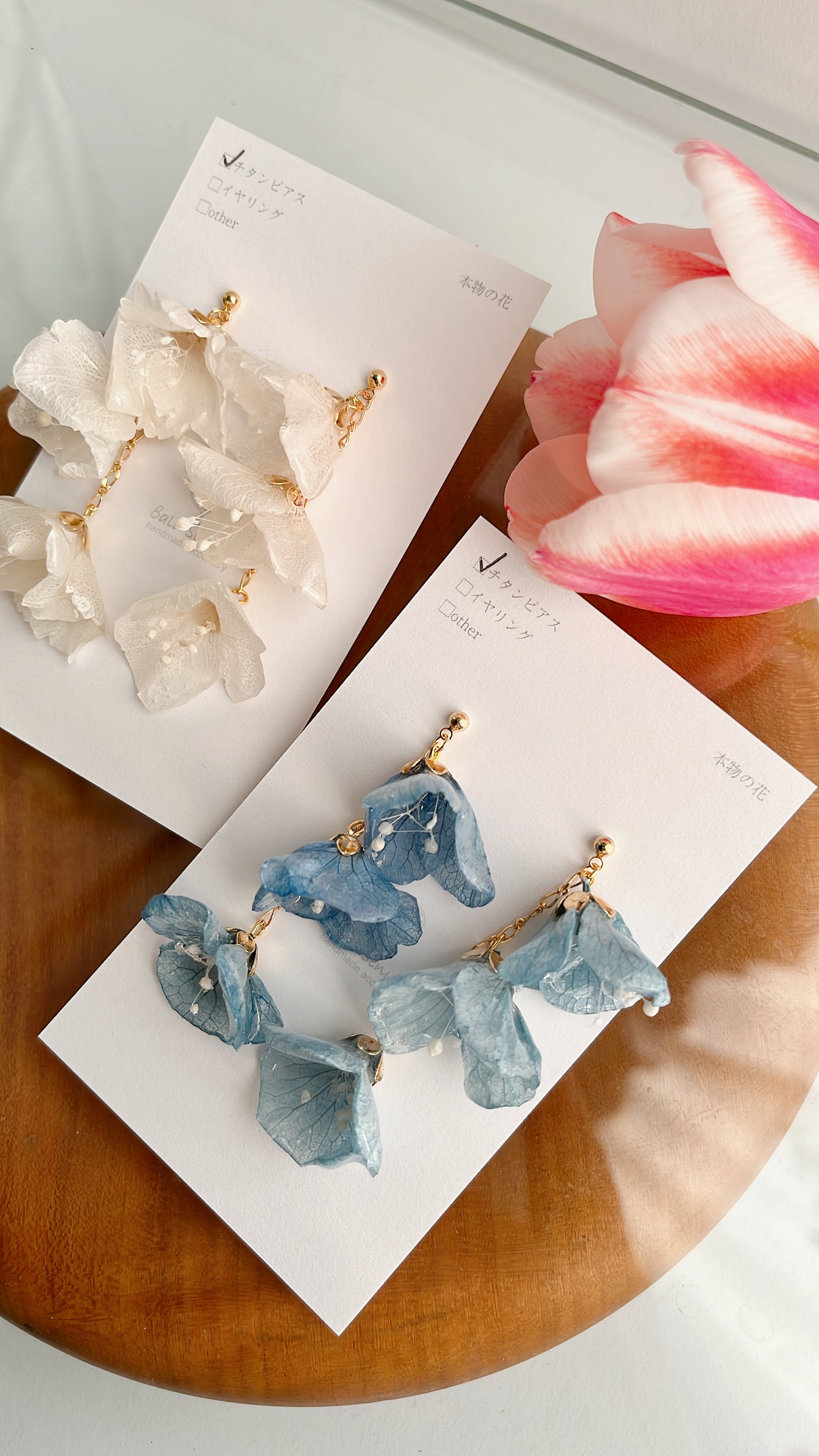 "Hanayome" Collection Earring No.42 パーツ選べます