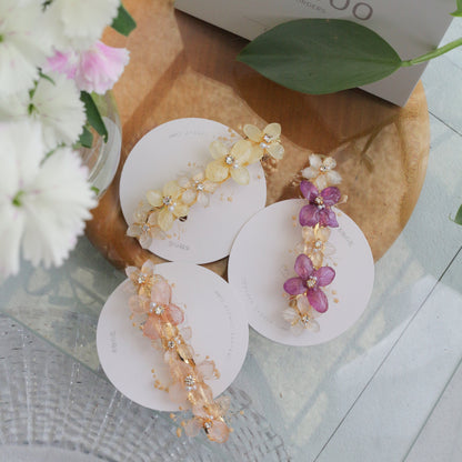 Hydrangea Hair Barrette No.46