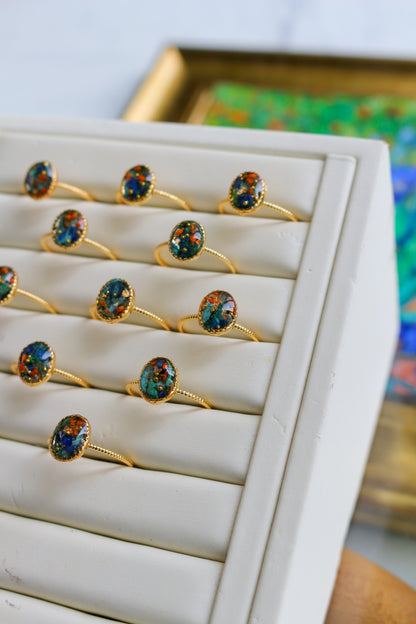 Gogh Inspired Ring No.1 - アイリス