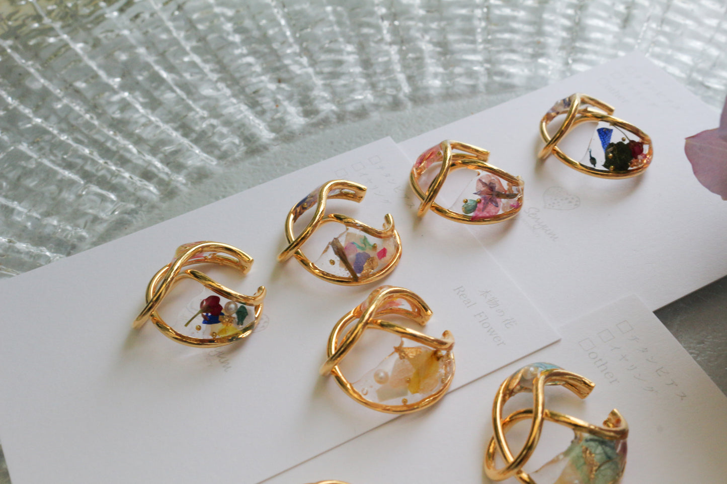 Linked Droplet Ear Cuffs (Limited item) - No.1