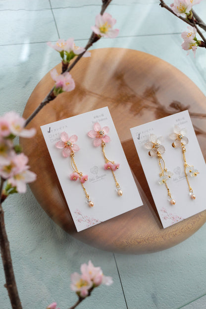 Someiyoshino Sakura Bouquet Earrings