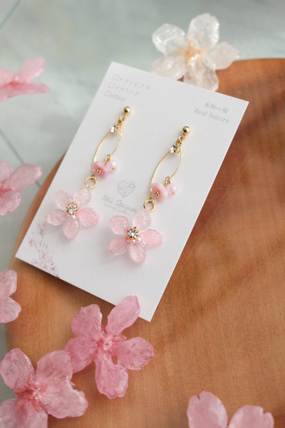 Someiyoshino Sakura Hanami Earrings