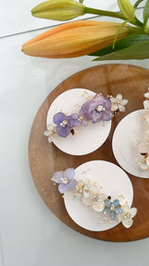 Hydrangea Hair Barrette No.21