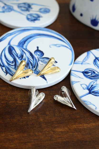 Heart Metal Pierce Earring No.1〜Sakkoly