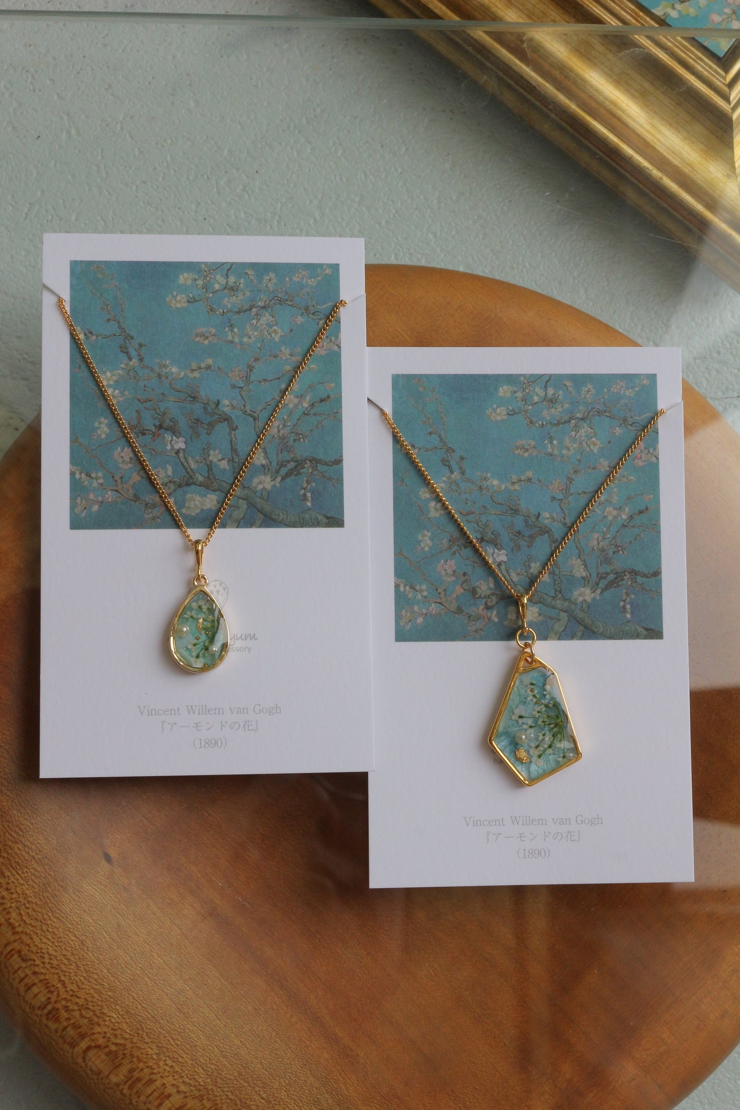 Gogh's Almond Tree in Blossom Inspired Necklace - アーモンドの花