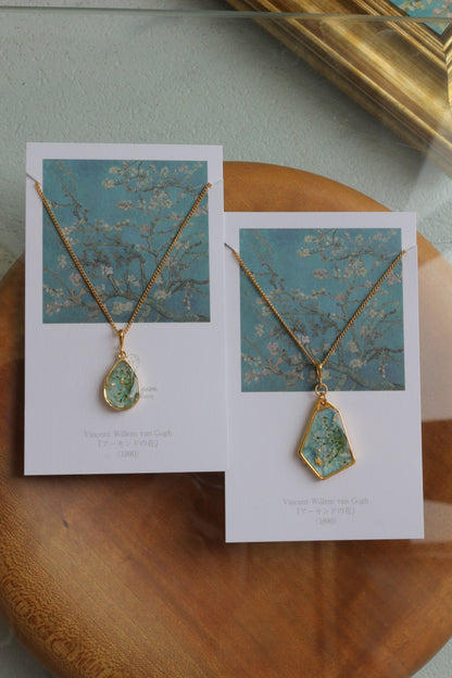 Gogh's Almond Tree in Blossom Inspired Necklace - アーモンドの花