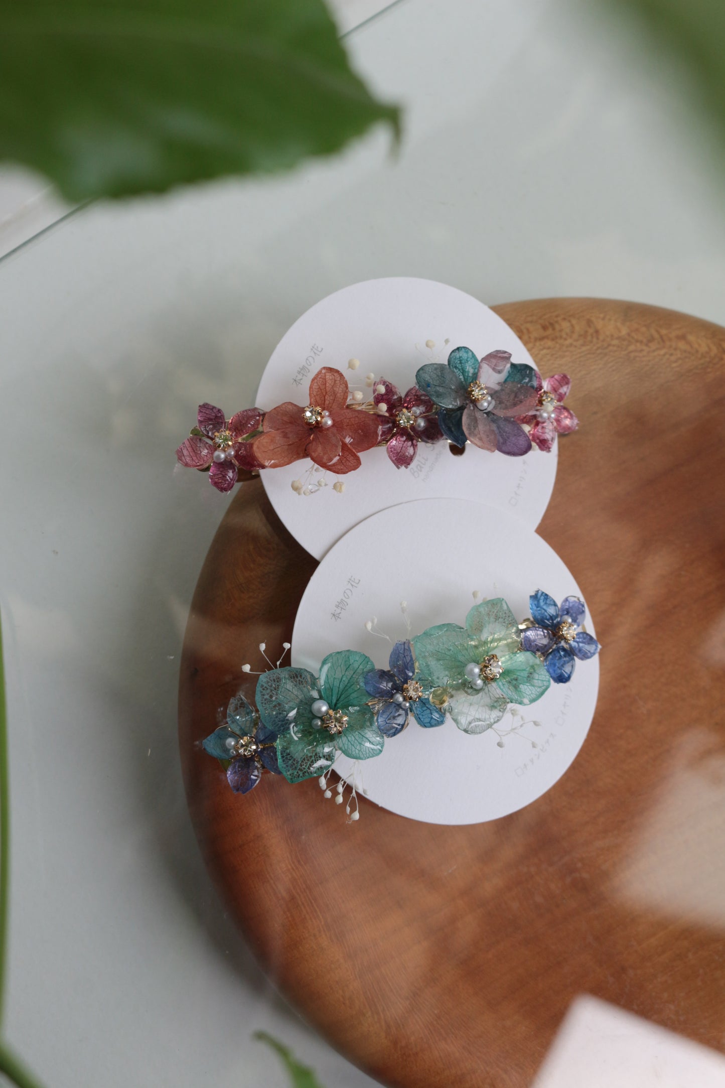 Hydrangea Hair Barrette No.42