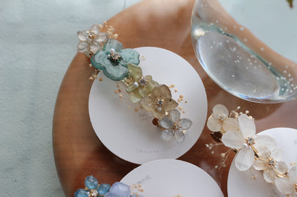 Hydrangea Hair Barrette No.44