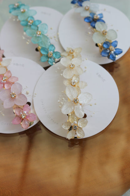 Hydrangea Hair Barrette No.35