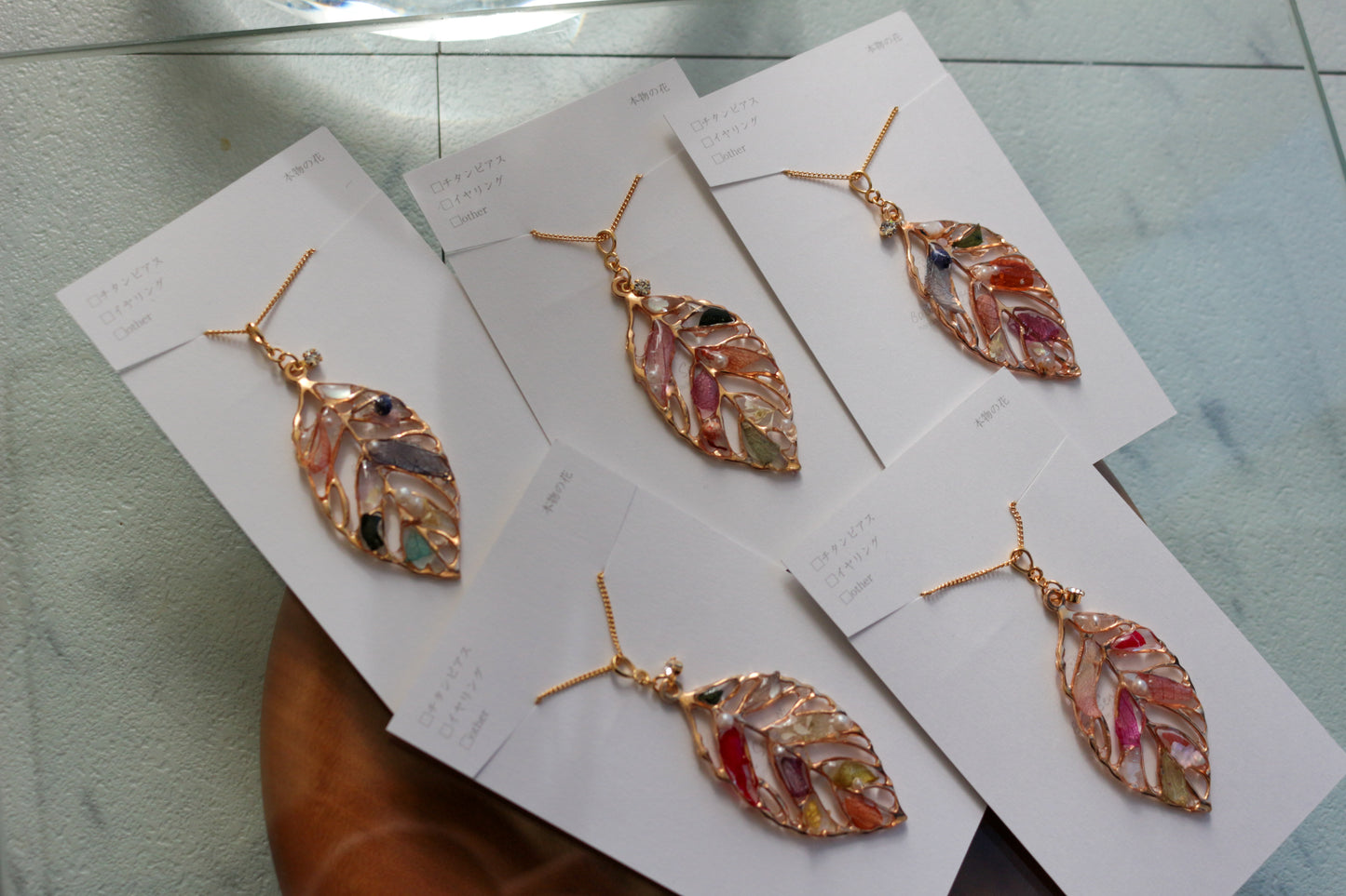 Leaf Necklace 60cm  No.15