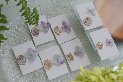 Hydrangea and Flower Medallion No.4 パーツ選べます。