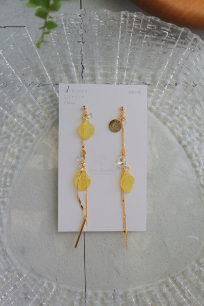 Flowing Hydrangea Earrings No.1 ピアスorイヤリング