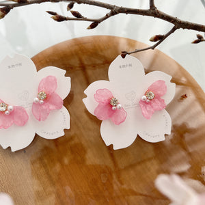 Wing Someiyoshino Sakura Earrings No.1