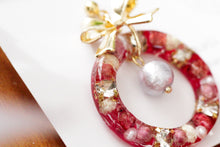 Christmas Wreath Earring (White Christmas) #21