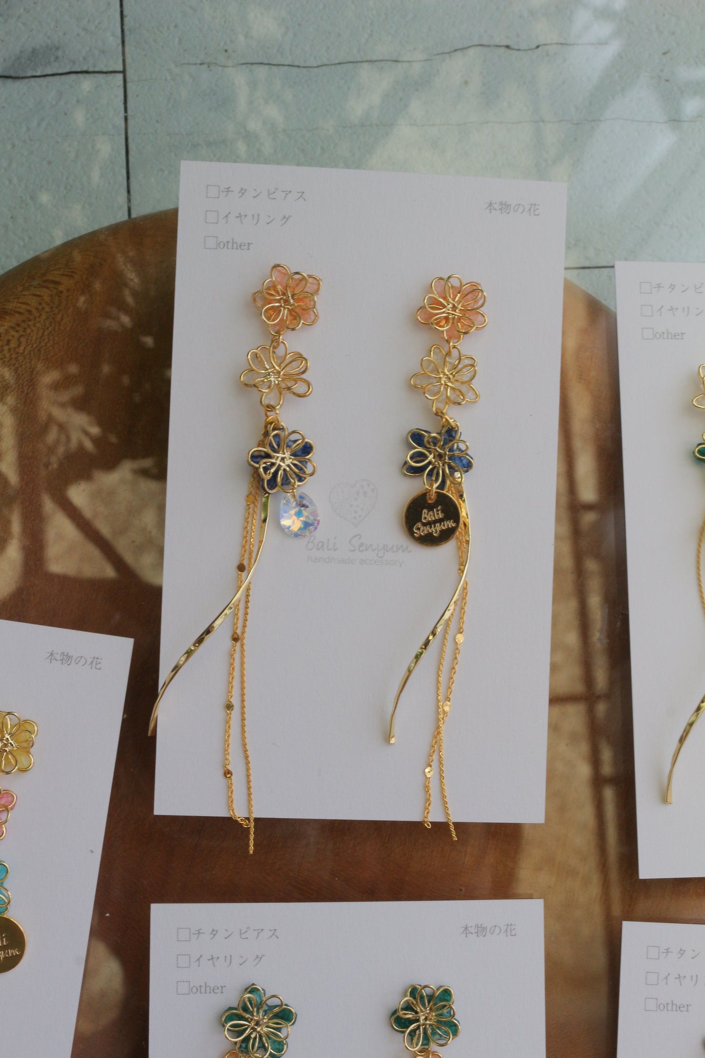 Oshikatsu Hydrangea Earrings No.2 ピアスorイヤリング