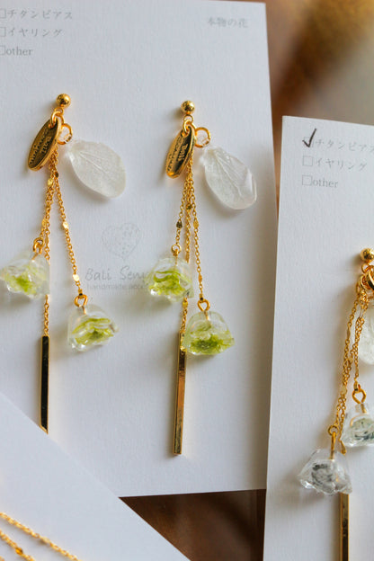 Floral Earring- 残暑の風　No.1