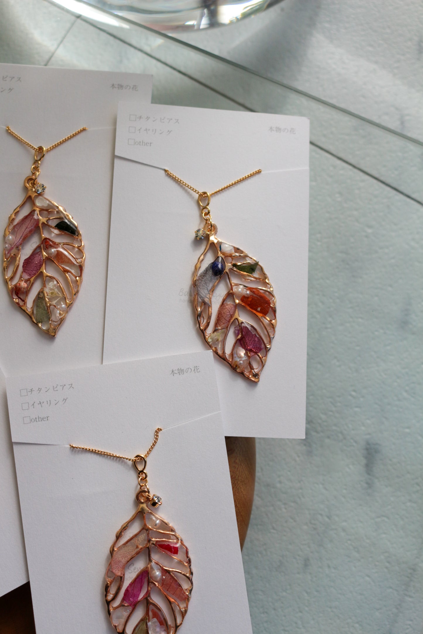 Leaf Necklace 60cm  No.15